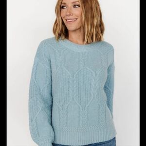 Hem & Thread Cabel Knit Sweater NWT